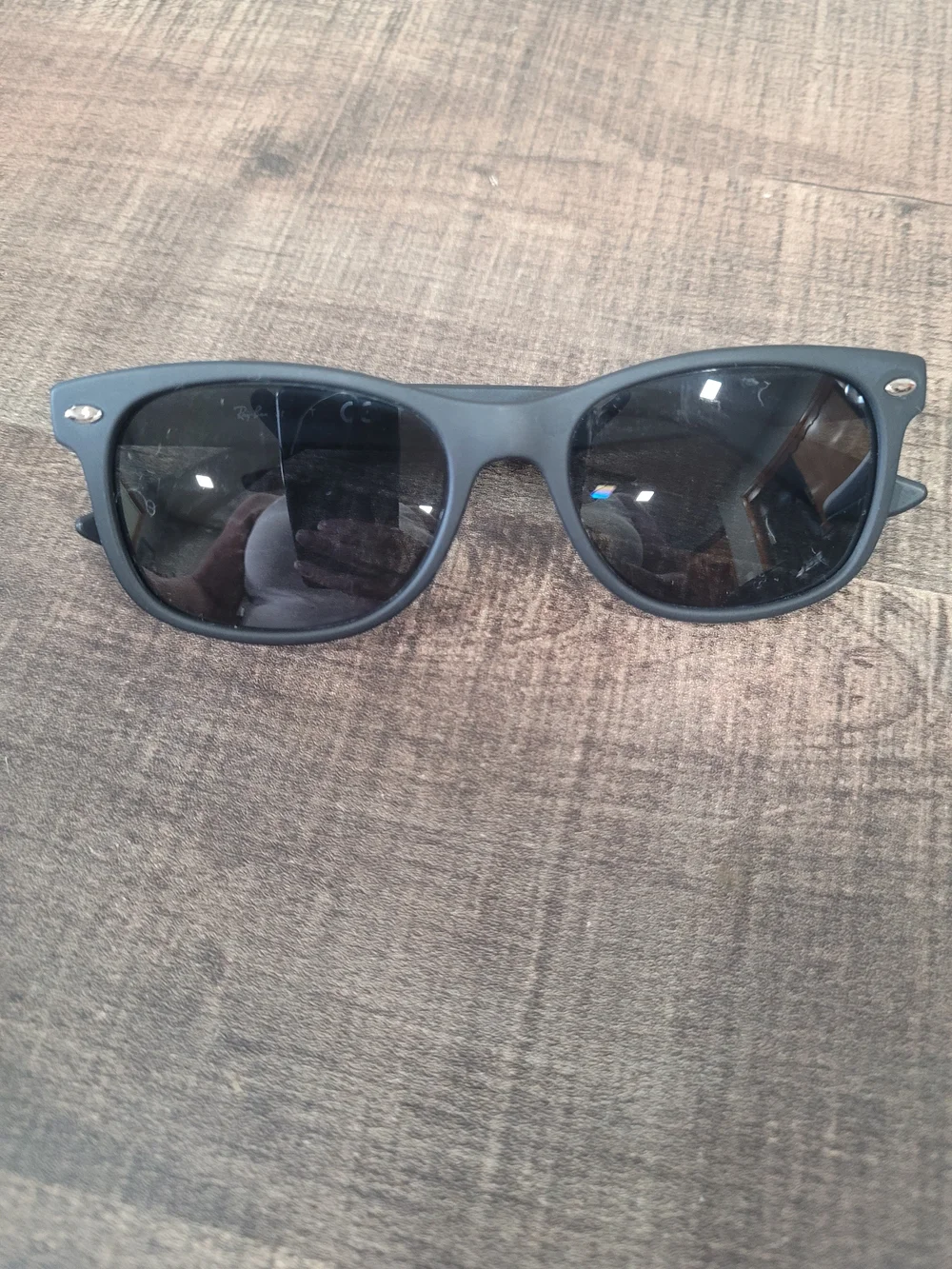 Rayban Classic Black Wayfarer-Style Sunglasses